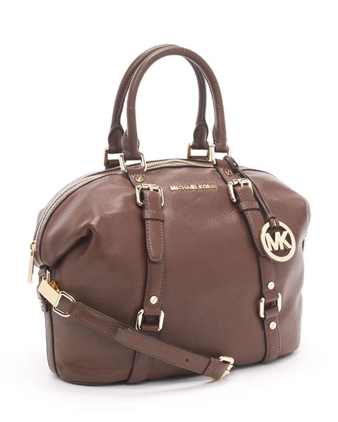 michael kors bedford medium satchel brown|Michael kors bedford medium + FREE SHIPPING .